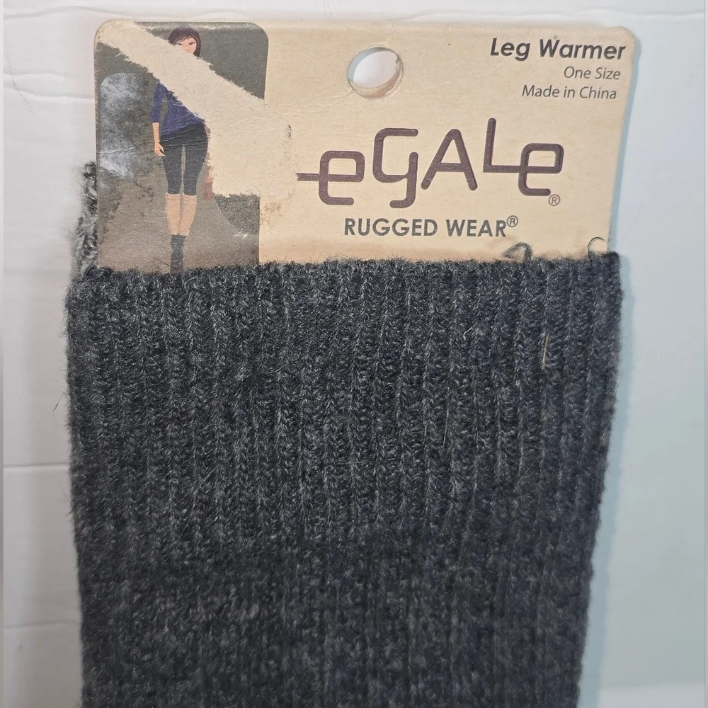 2 Pair of Egale Rugged Wear Leg Warmers Gray One Size